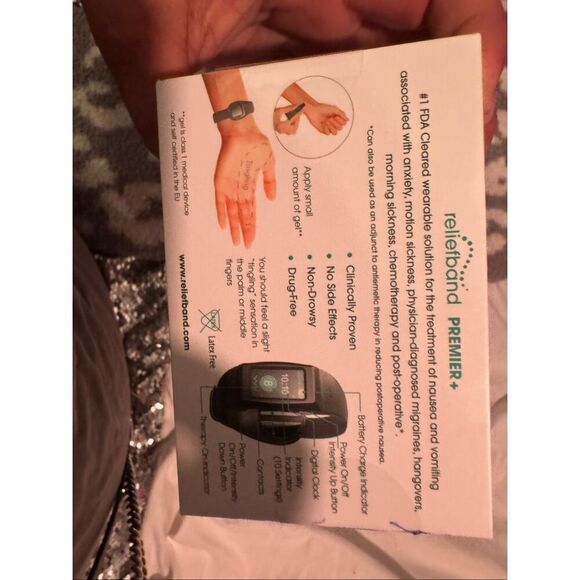 Reliefband premier+ anti nausea sickness watch/ device Guc IOB - Picture 6 of 12